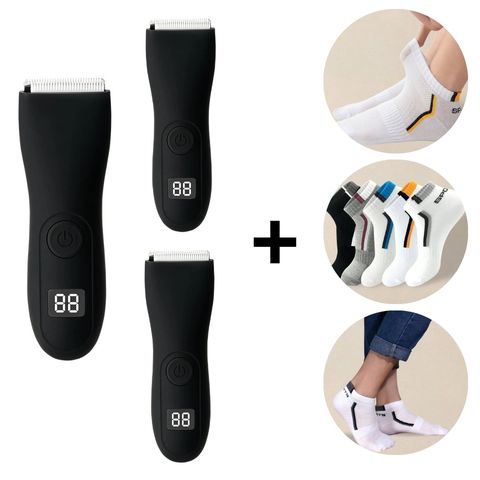 Portable shaver plus + 5 pairs of free socks