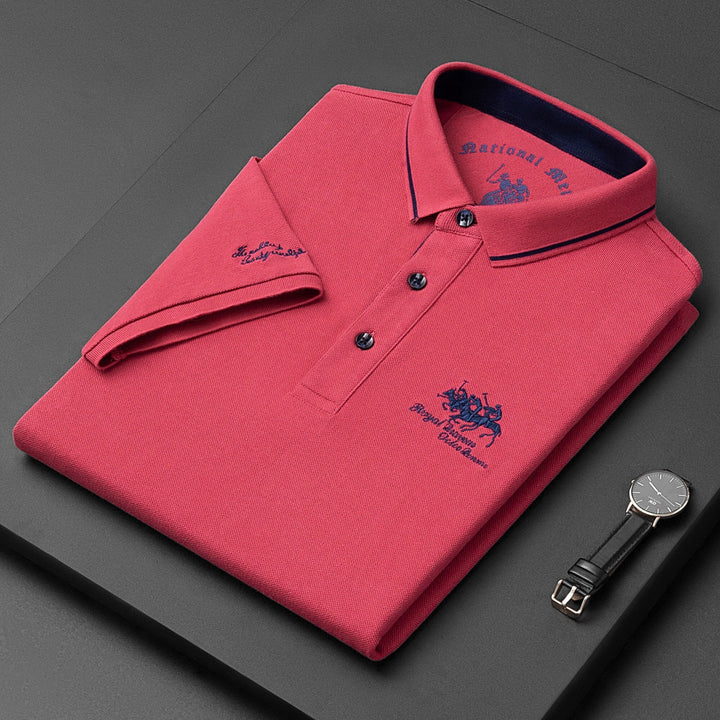 Men's Polo Shirt Elegant Cotton High Quality