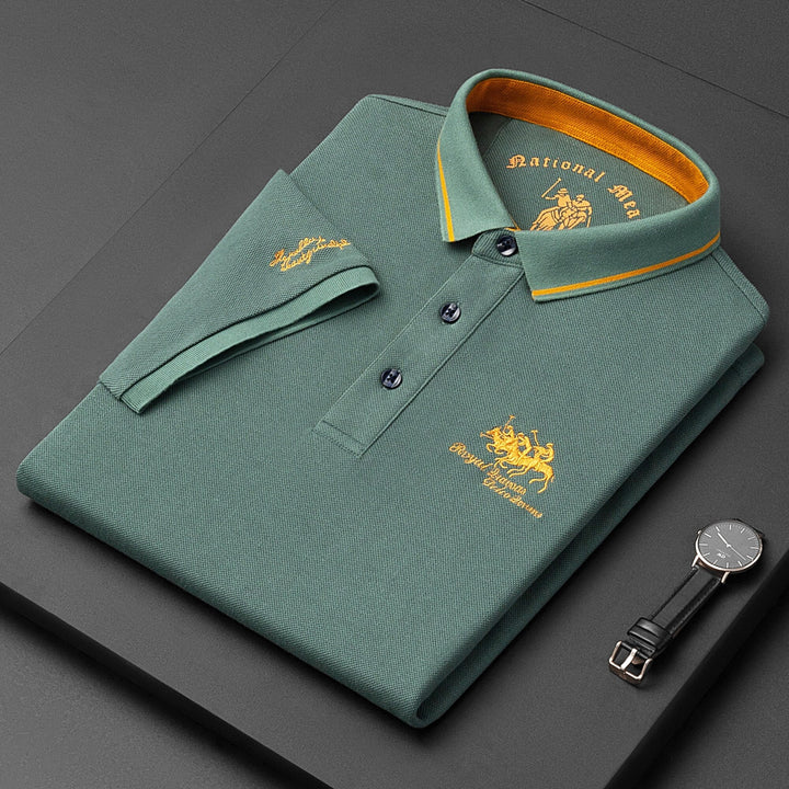 Men's Polo Shirt Elegant Cotton High Quality