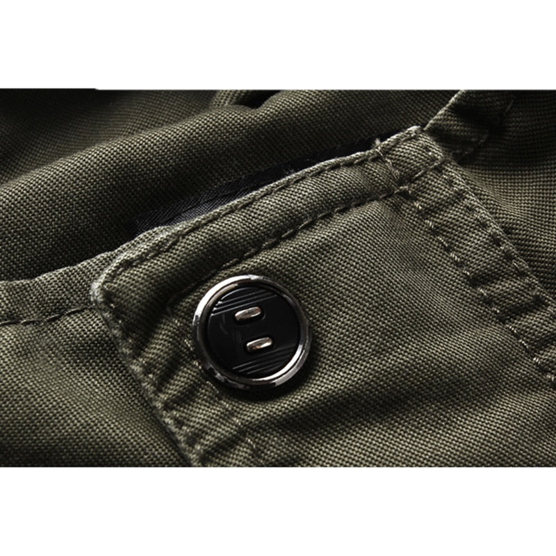 Men's Jacket Olive Green Modern Look Comfortable Fit