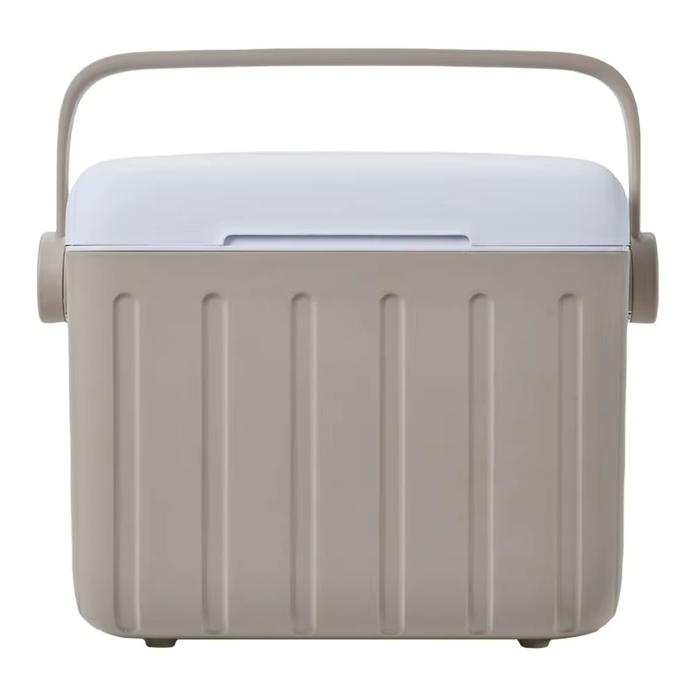 Portable 6-Liter Ice Box - Versatile Cooler for Drinks, Picnic, Camping, and Outdoor Use Size