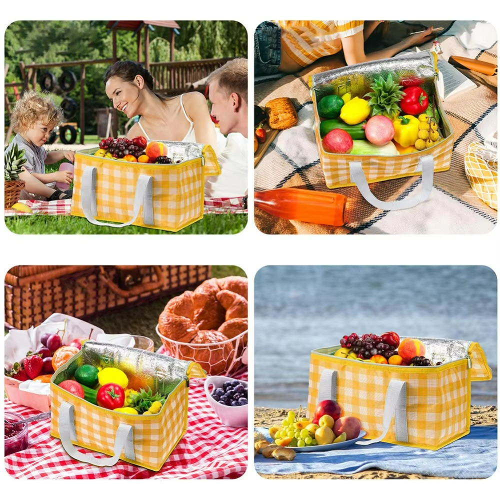 Picnic and camping bento bag with insulated cooling function