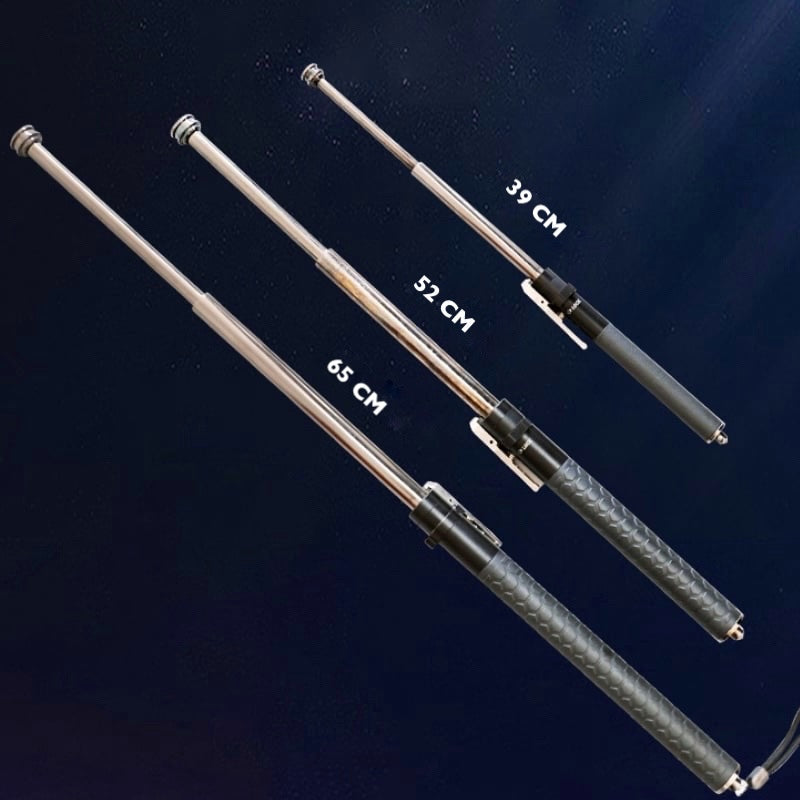 Versatile hiking stick with integrated self-defense