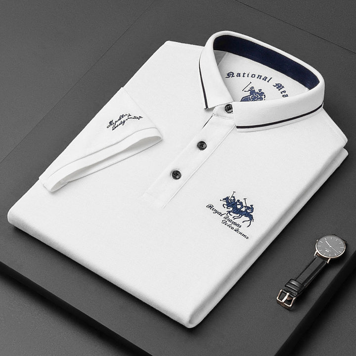 Men's Polo Shirt Elegant Cotton High Quality