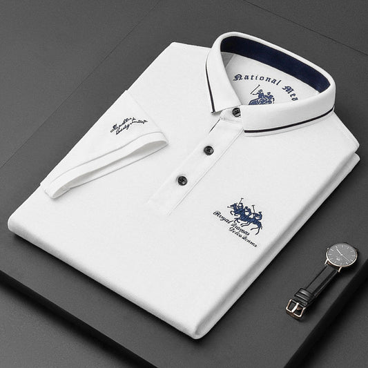 Men's Polo Shirt Elegant Cotton High Quality