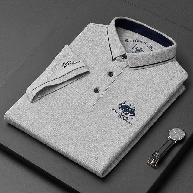 Men's Polo Shirt Elegant Cotton High Quality