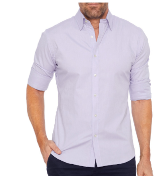 Men's Zip Fit Shirt Modern Slim Fit High-Quality Materials