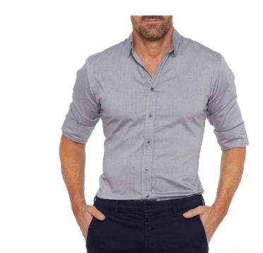 Men's Zip Fit Shirt Modern Slim Fit High-Quality Materials