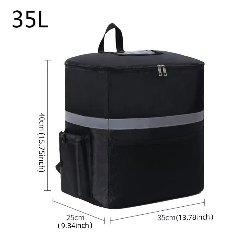 Thermal cooler backpack for the delivery and storage of food products