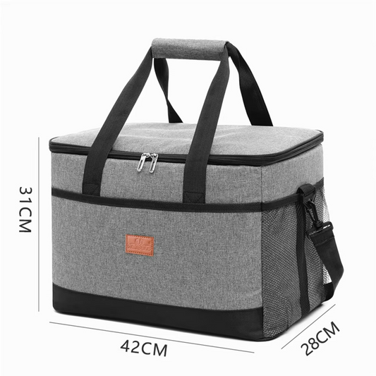 Waterproof cooler bag with large capacity for picnics